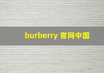 burberry 官网中国